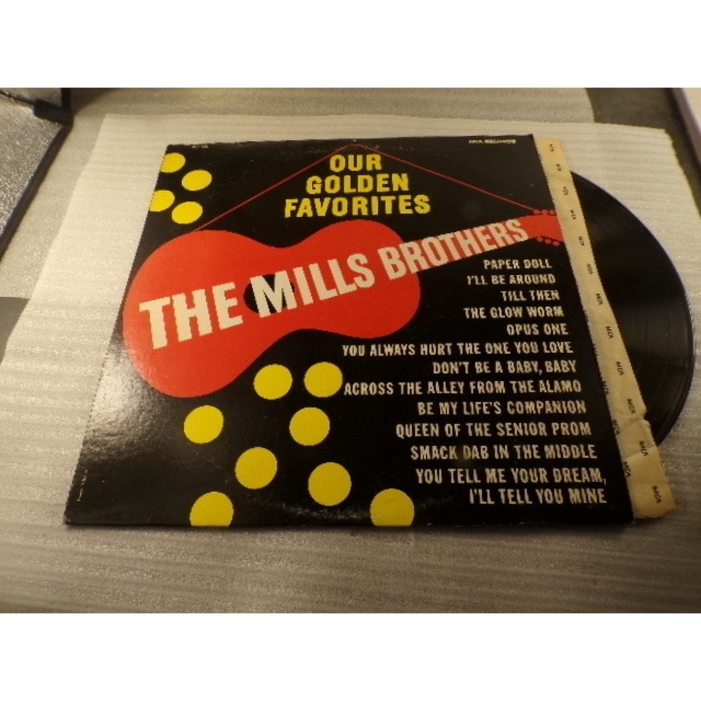 The Mills Brothers Our Golden Favorites Vinyl LP MCA Record Paper Doll Glow Worm